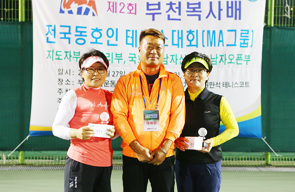 준우승 안성자, 최은숙