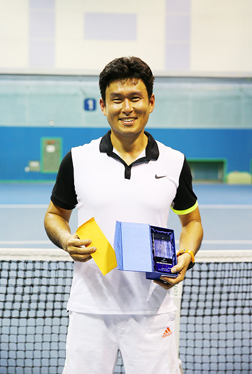 남자단식 우승자 나정권 선수
