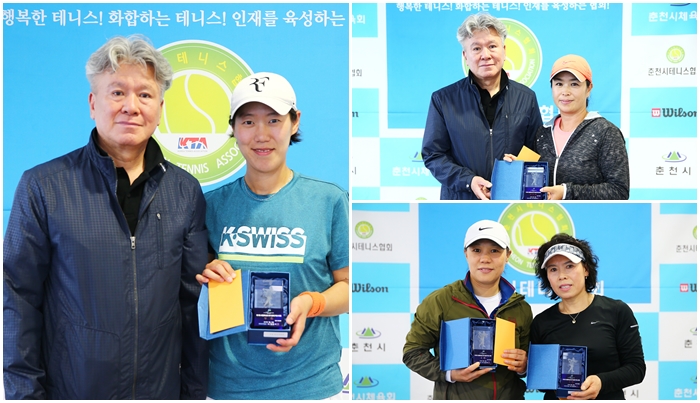 여자단식 우승 김경진, 준우승 이미영