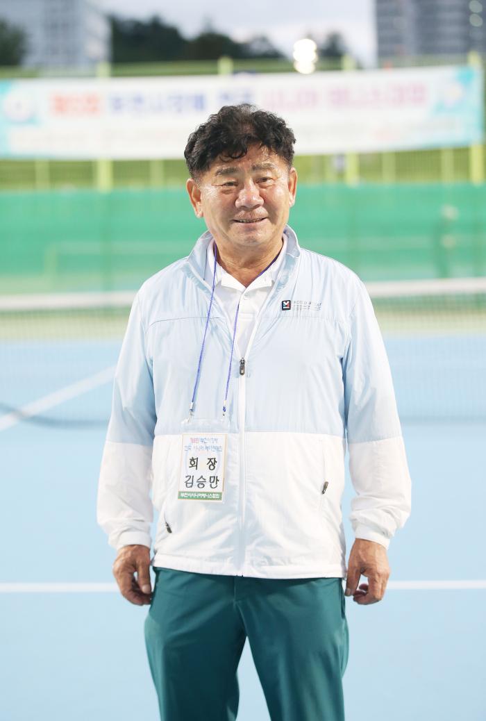 부천시시니어테니스협회 김승만 회장 올해부터 2년 임기다