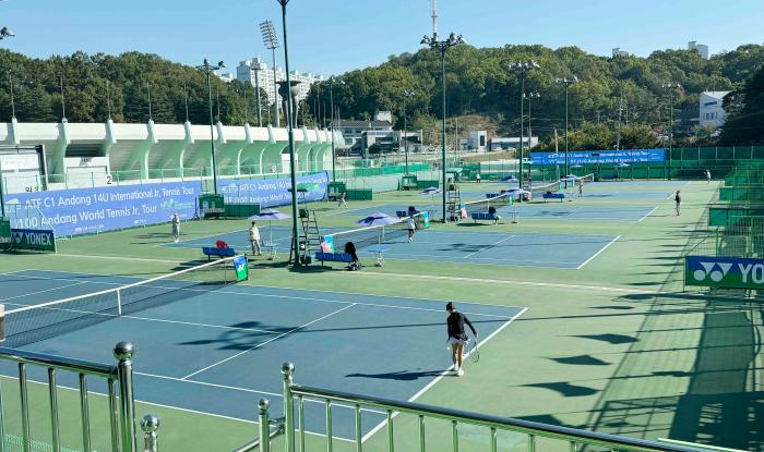 ITF 안동 국제주니어대회가 시작했다 오는 11월 2일까지 8일간 진행된다