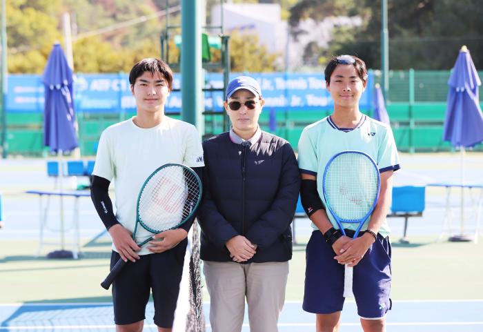 남자 단식 4강 김태우 선수와 코마다 이토
