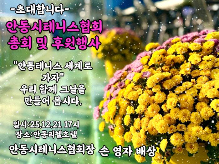 안동시 테니스협회 총회 및 후원행사 기사 이미지