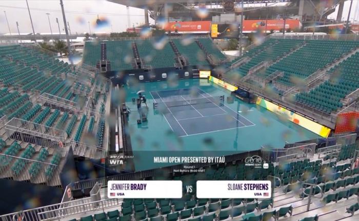 비로 멈춘 ‘선샤인 더블’…마이애미 오픈, 개막부터 일정 차질 기사 이미지